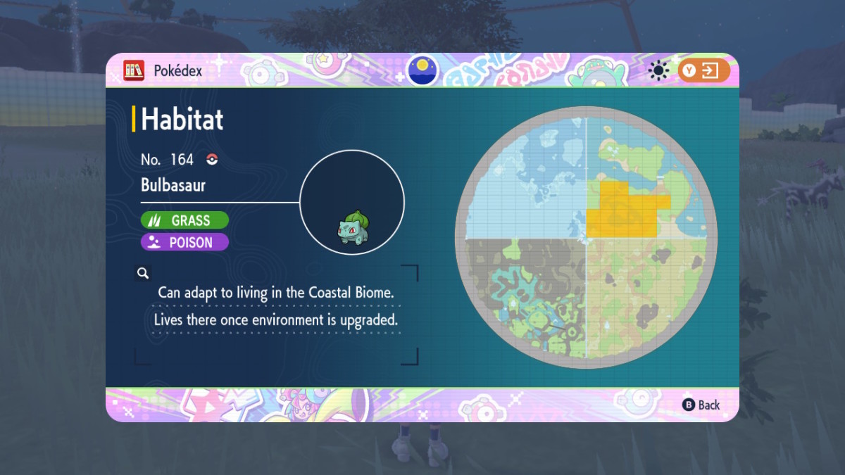 Pokemon SV DLC Bulbsaur location